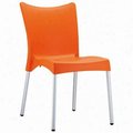 Compamia Compamia ISP045-ORA Juliette Resin Dining Chair Orange -  set of 2 ISP045-ORA